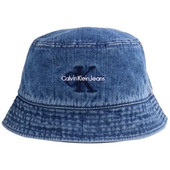 Calvin Klein Accessories - Unisex Calvin klein denim bucket hat front logo cotton o/s
